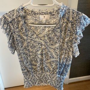 Socialite ruffle blouse